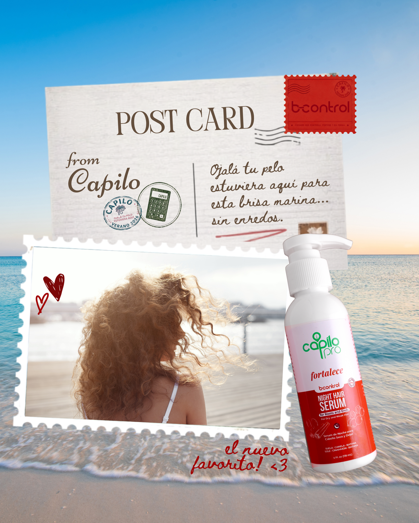 Capilo Pro Serum Nocturno B-Control 4 onzas