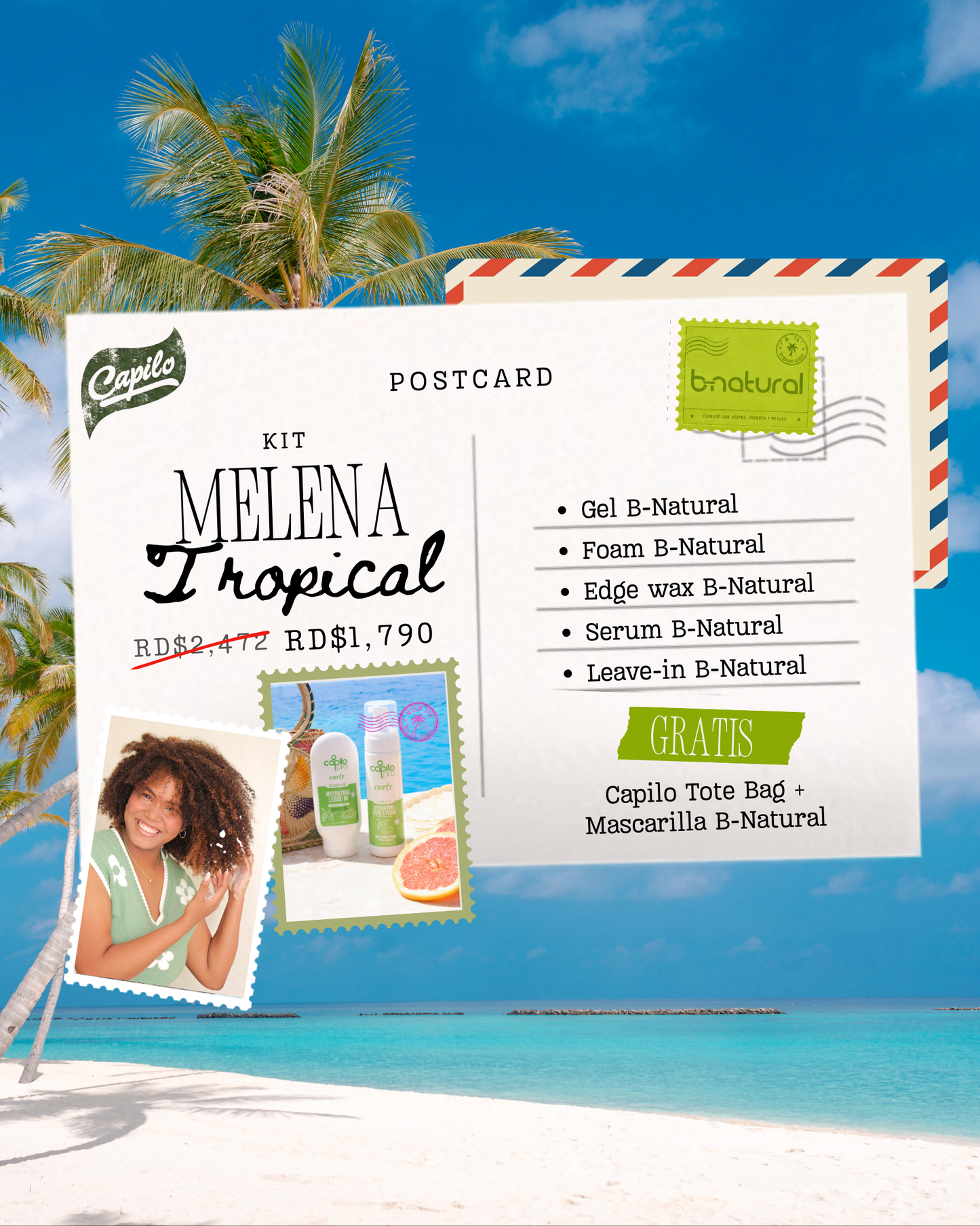 Kit Melena Tropical