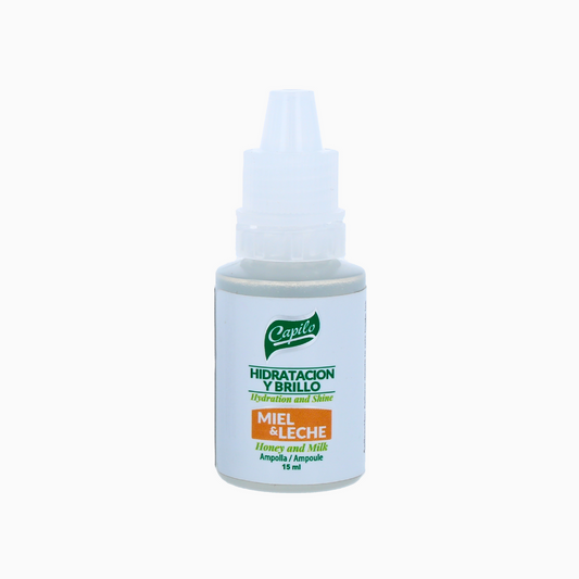 Capilo Ampolla Miel y Leche 15 ML.