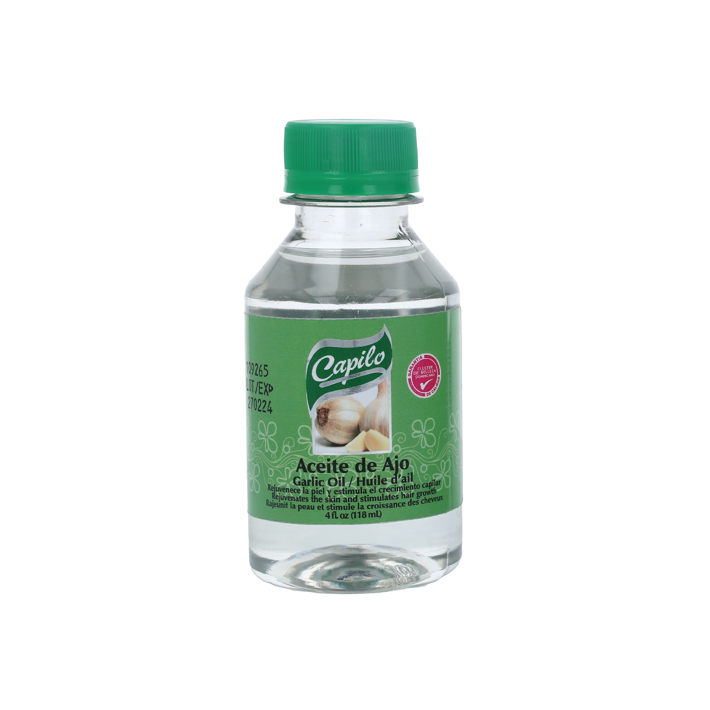 Aceite de Ajo Capilo 4 oz.