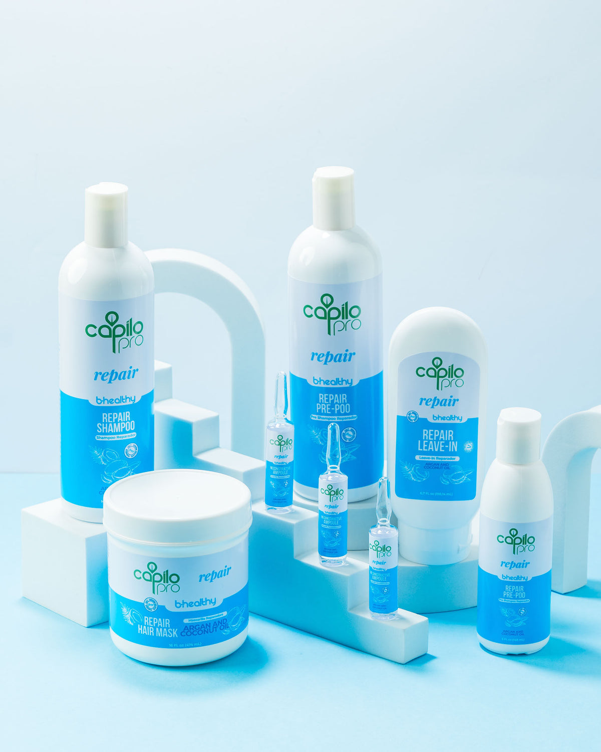 Capilo Logo Capilo Pro Mascarilla Reparadora B-Healthy 16 oz. – Lab Capilo