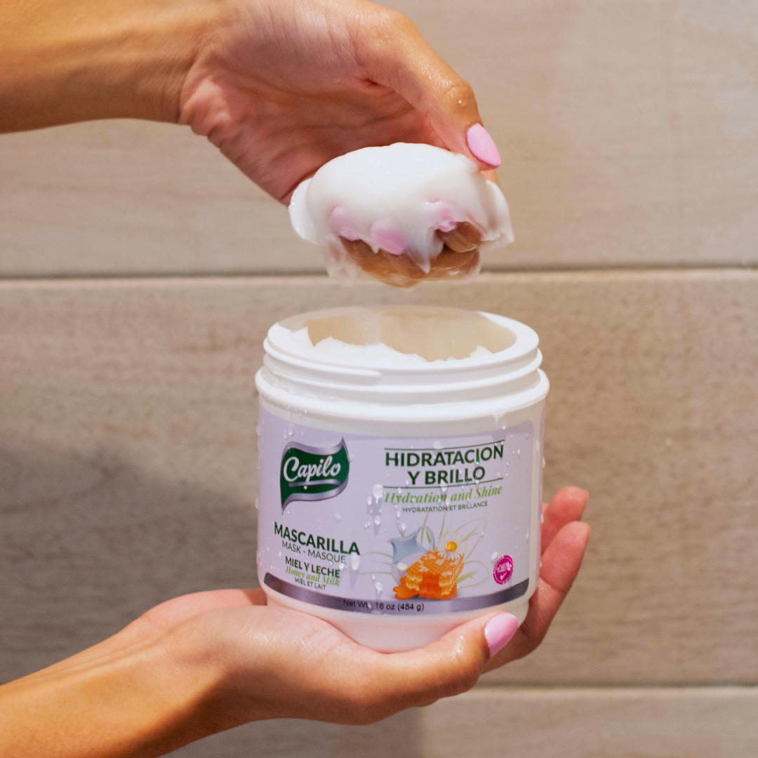 Mascarilla Miel y Leche Capilo 16 oz.