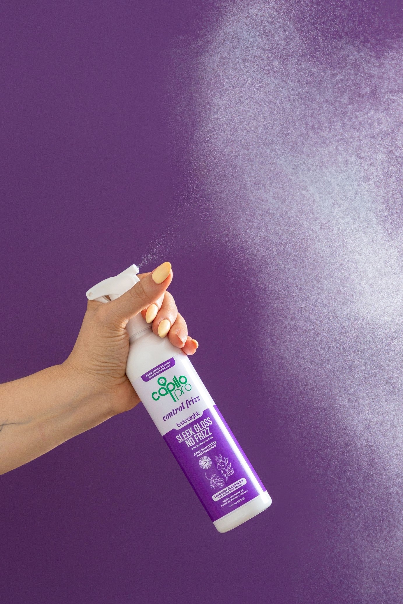 Capilo Pro Laceador Iluminador B-Straight 8 oz.